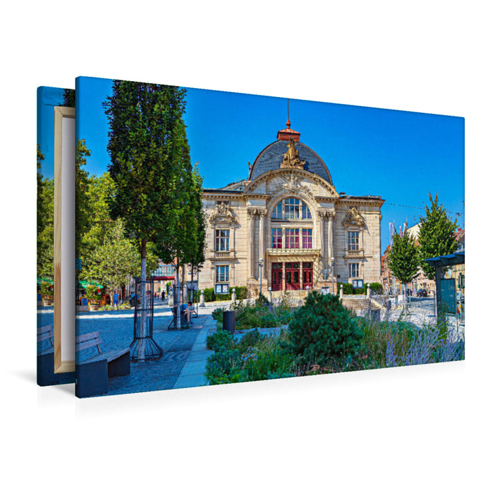 Premium Textil-Leinwand Stadttheater