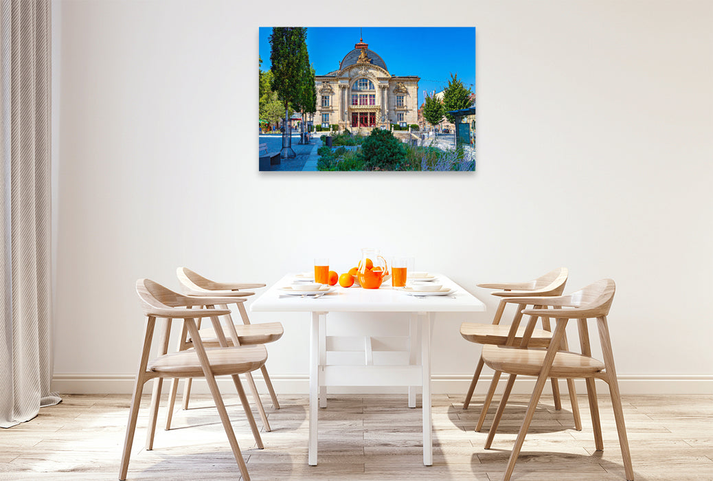 Premium Textil-Leinwand Stadttheater