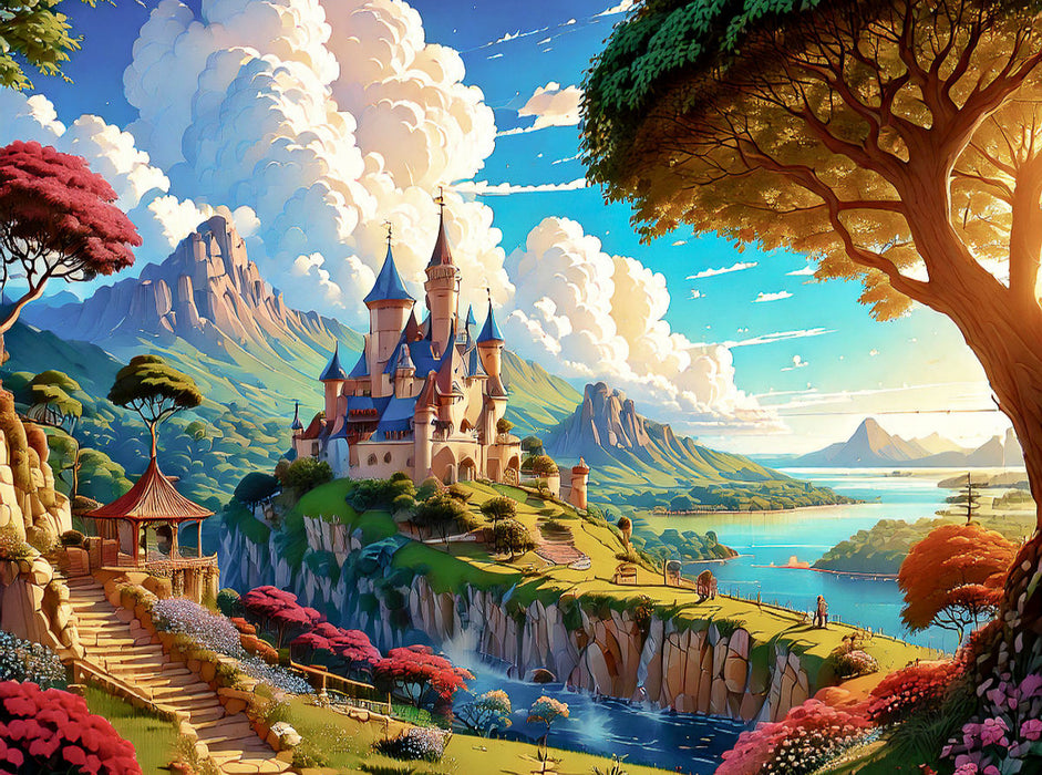 Feste Immelingen über dem Tosental - CALVENDO Foto-Puzzle'