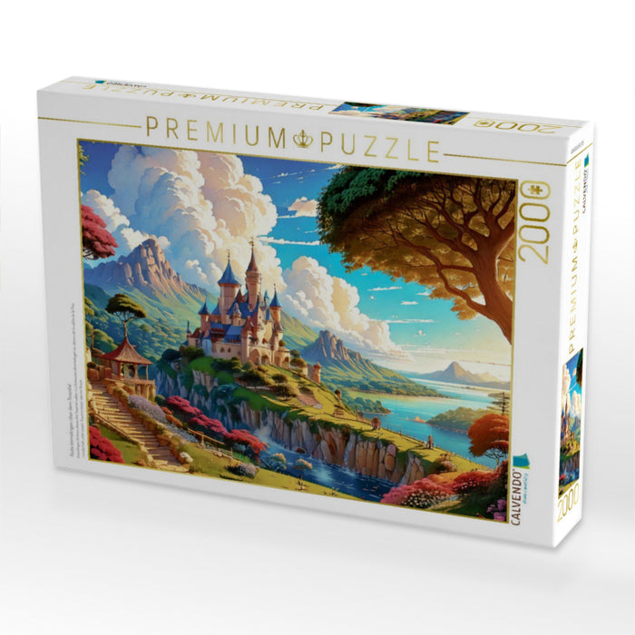 Feste Immelingen über dem Tosental - CALVENDO Foto-Puzzle'