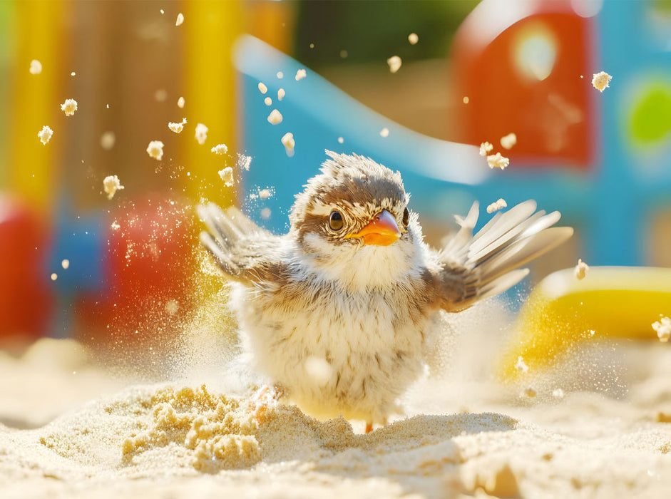 Ein Motiv aus dem Kalender "Plitsch, Platsch, tierisch nass" - CALVENDO Foto-Puzzle'