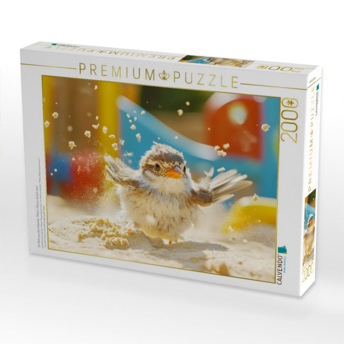 Ein Motiv aus dem Kalender "Plitsch, Platsch, tierisch nass" - CALVENDO Foto-Puzzle'