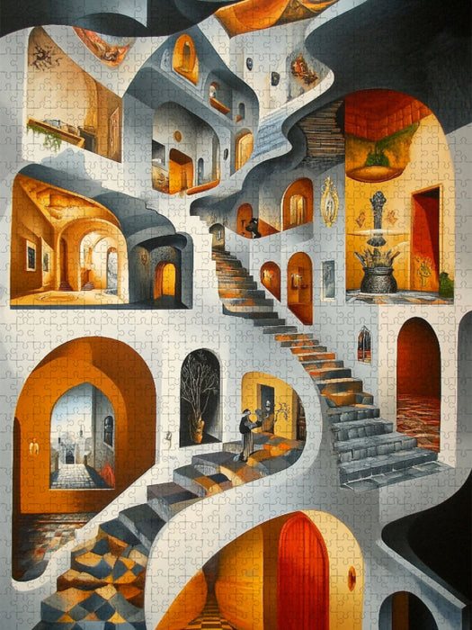 Architektur des Unmöglichen - CALVENDO Foto-Puzzle'