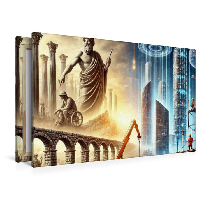 Premium Textil-Leinwand Ingenieurwesen und Baukunst