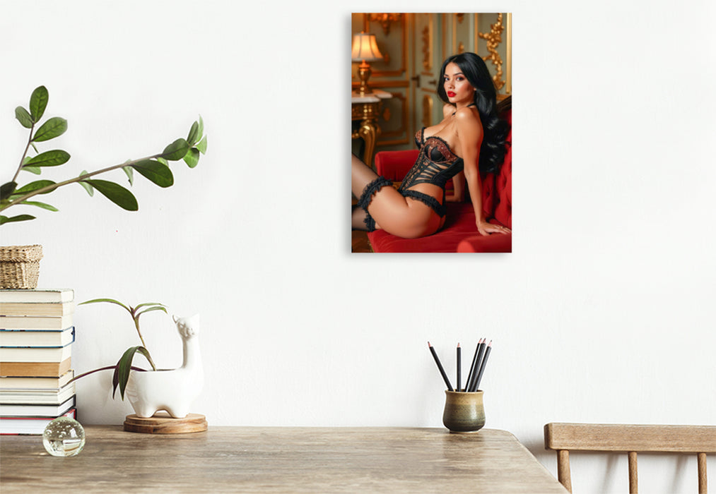 Premium Textil-Leinwand Lola Lush