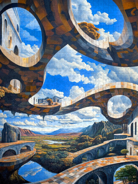 Verzerrte Realität - CALVENDO Foto-Puzzle'