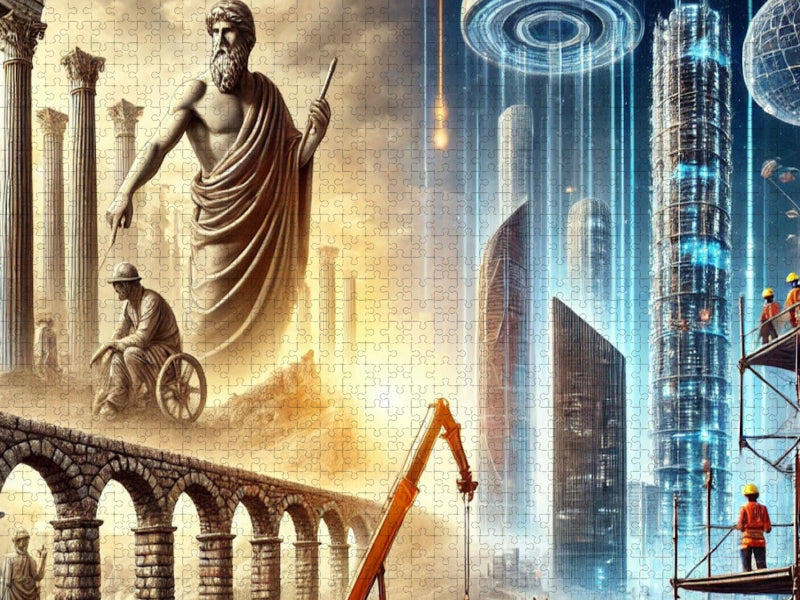 Ingenieurwesen und Baukunst - CALVENDO Foto-Puzzle'