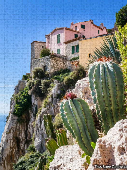 Die mittelalterlichen Gassen von Èze - CALVENDO Foto-Puzzle'