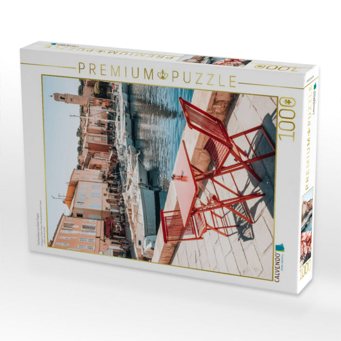 Fischerhafen von Saint-Tropez - CALVENDO Foto-Puzzle'