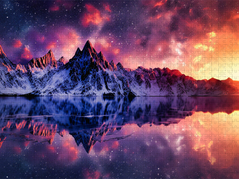 Spiegelbild der Natur - CALVENDO Foto-Puzzle'