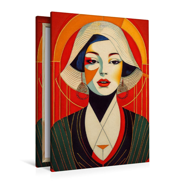 Premium Textil-Leinwand Gelassenheit