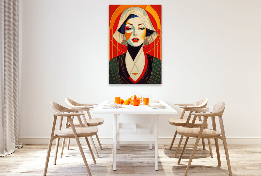 Premium Textil-Leinwand Gelassenheit