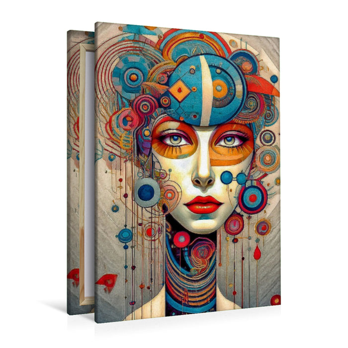 Premium Textil-Leinwand Exzentrik