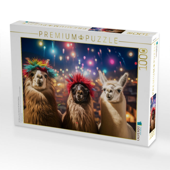 Ein Motiv aus dem Kalender Die Welt der Alpakas - CALVENDO Foto-Puzzle'