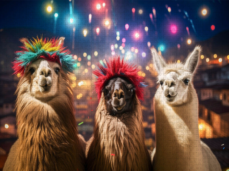 Ein Motiv aus dem Kalender Die Welt der Alpakas - CALVENDO Foto-Puzzle'