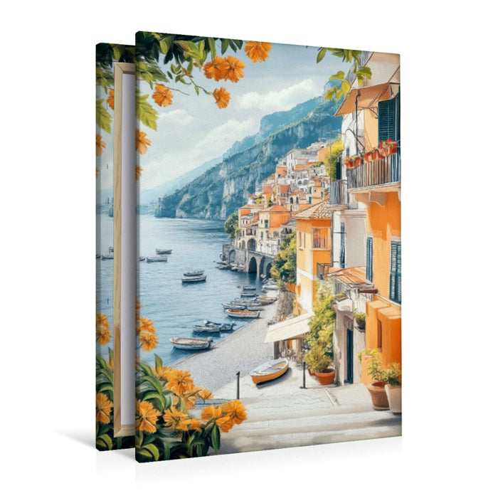 Premium Textil-Leinwand Charmantes Flair