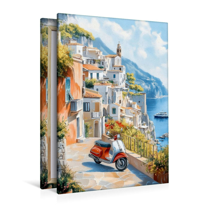 Premium Textil-Leinwand Liebenswert