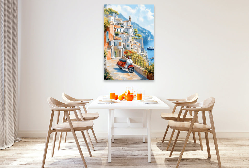 Premium Textil-Leinwand Liebenswert