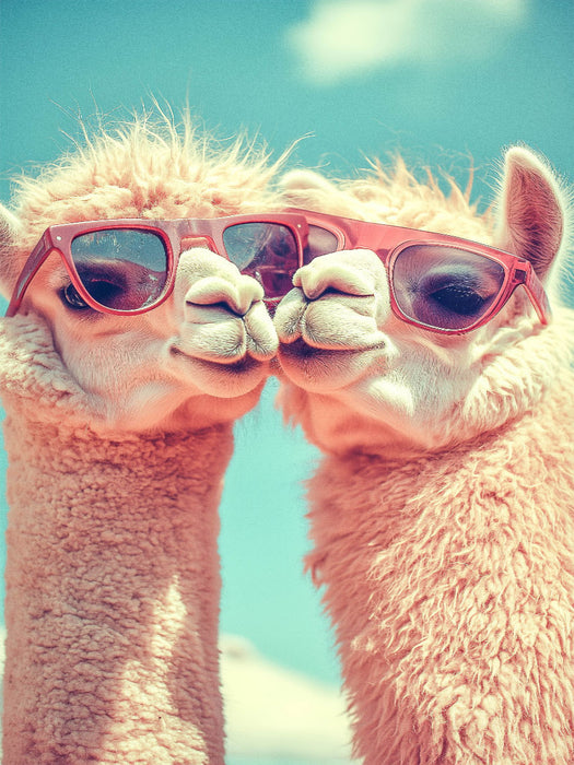 Ein Motiv aus dem Kalender Witzige Alpakas - CALVENDO Foto-Puzzle'