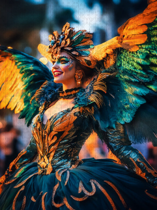 Ein Regen aus Farben - CALVENDO Foto-Puzzle'