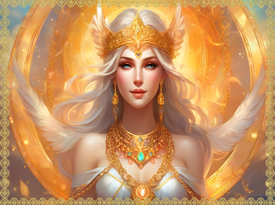 Nordische Göttin Freya - CALVENDO Foto-Puzzle'