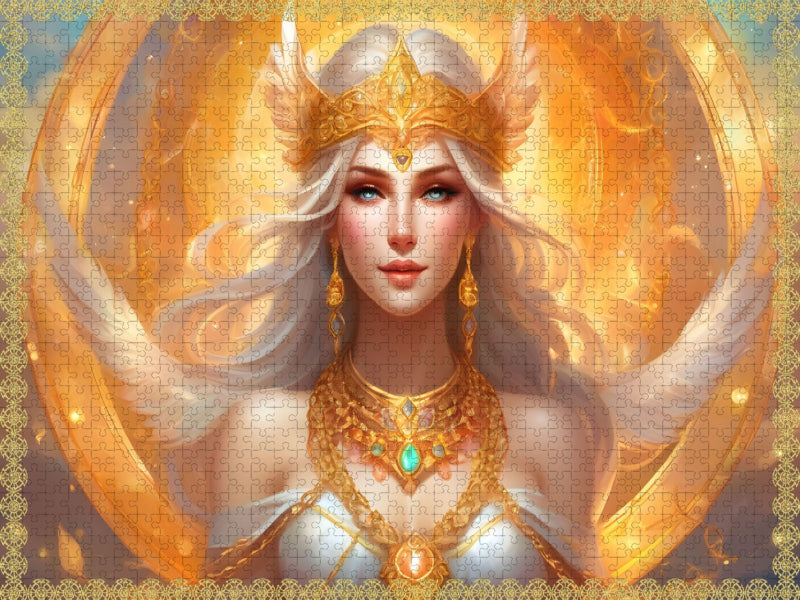 Nordische Göttin Freya - CALVENDO Foto-Puzzle'