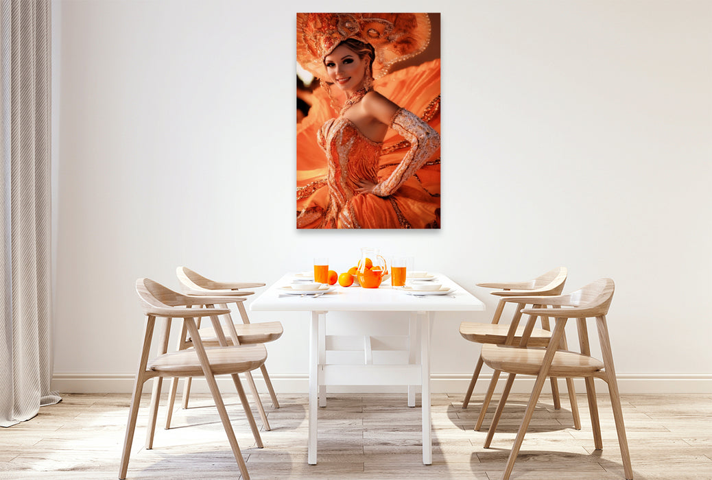 Premium Textil-Leinwand Flimmernde Pracht