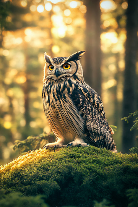 Premium Textil-Leinwand Der Unhörbare