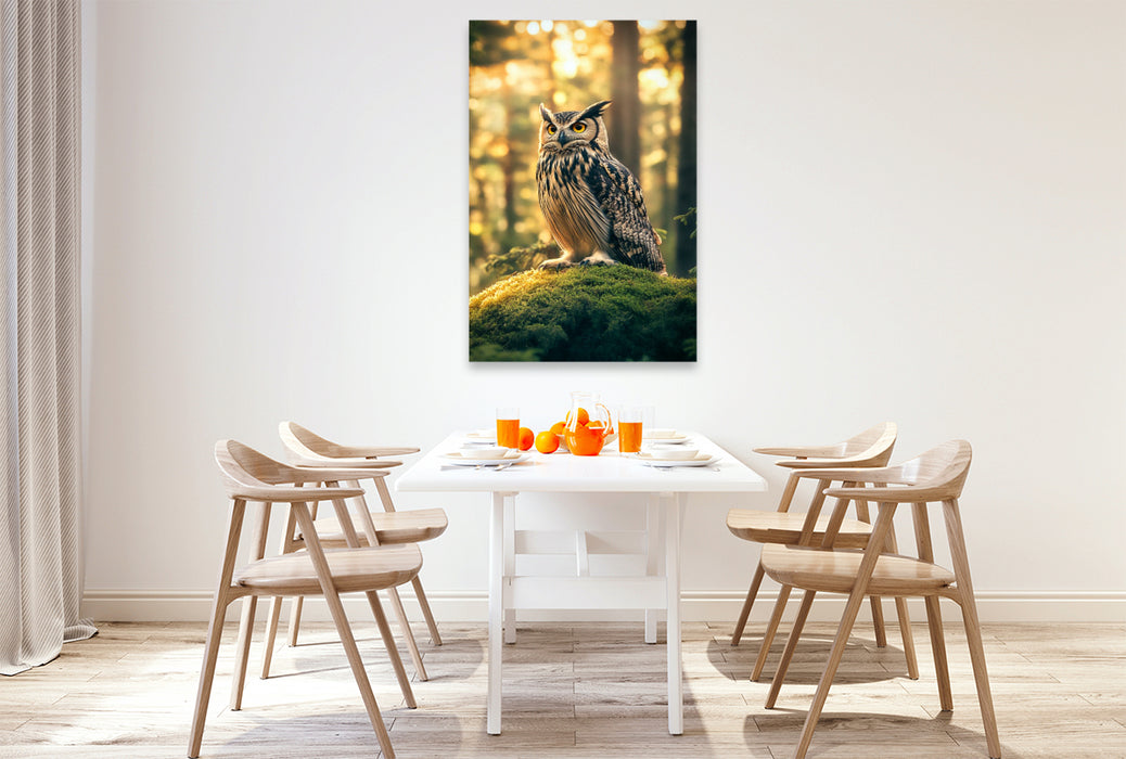 Premium Textil-Leinwand Der Unhörbare