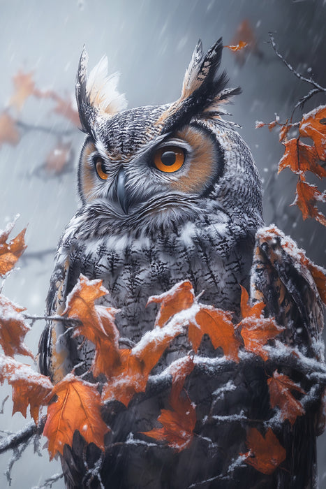 Premium Textil-Leinwand Der alte König in seinem Reich