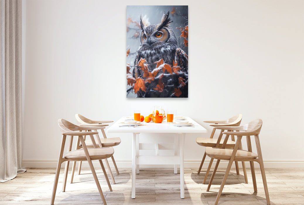 Premium Textil-Leinwand Der alte König in seinem Reich