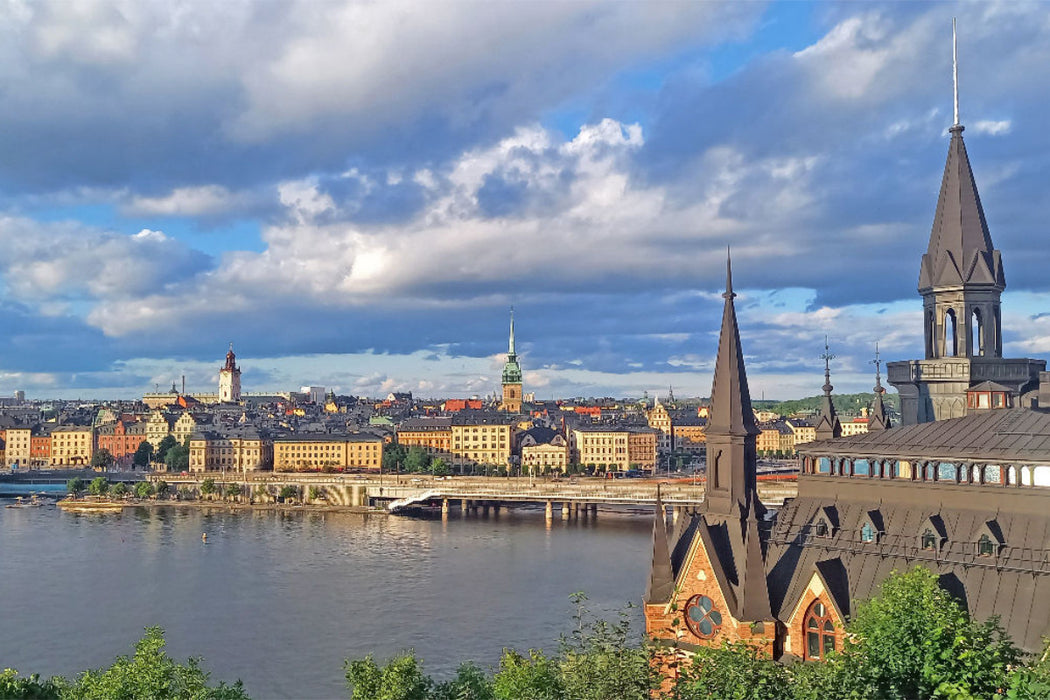 Premium Textil-Leinwand Stockholm