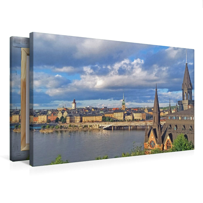 Premium Textil-Leinwand Stockholm