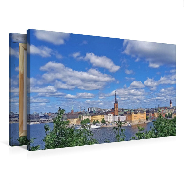 Premium Textil-Leinwand Stockholm