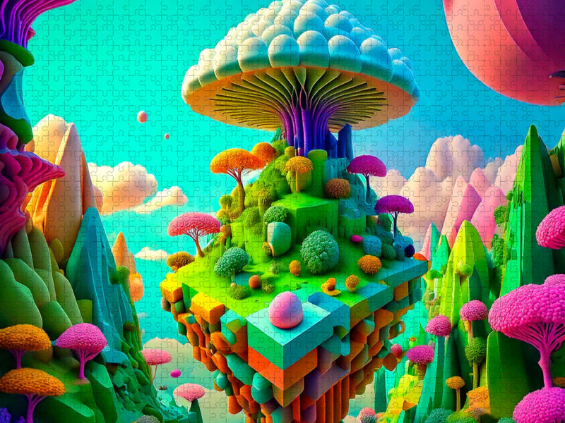 Mushroom Mountain - CALVENDO Foto-Puzzle'