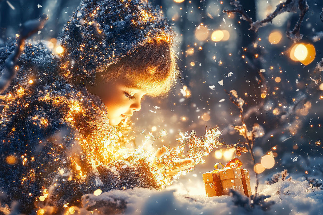 Premium Textil-Leinwand Ein Motiv aus dem Kalender Der letzte Funke Magie