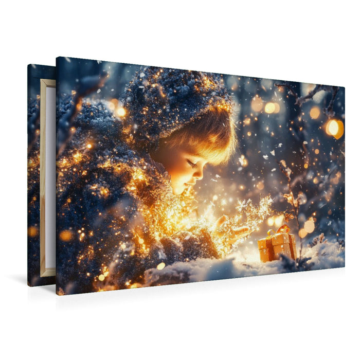 Premium Textil-Leinwand Ein Motiv aus dem Kalender Der letzte Funke Magie