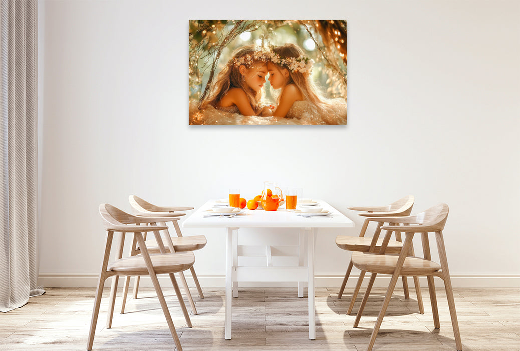 Premium Textil-Leinwand Ein Motiv aus dem Kalender Der letzte Funke Magie