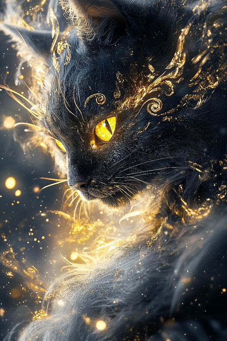 Premium Textil-Leinwand Mit dir ist jeder Tag voller Magie