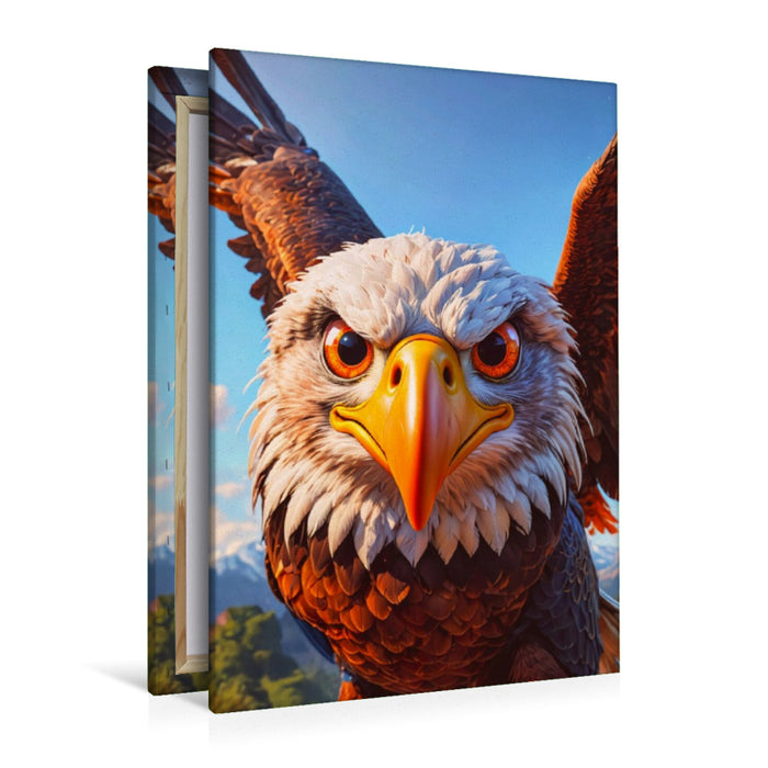 Premium Textil-Leinwand Der Weißkopfseeadler