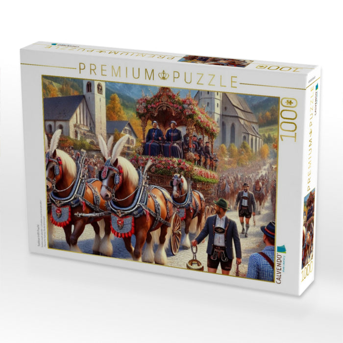 Tradition trifft Pracht - CALVENDO Foto-Puzzle'