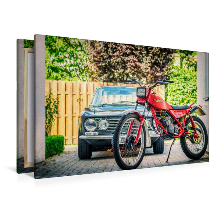 Premium Textil-Leinwand Fantic 50 Trial