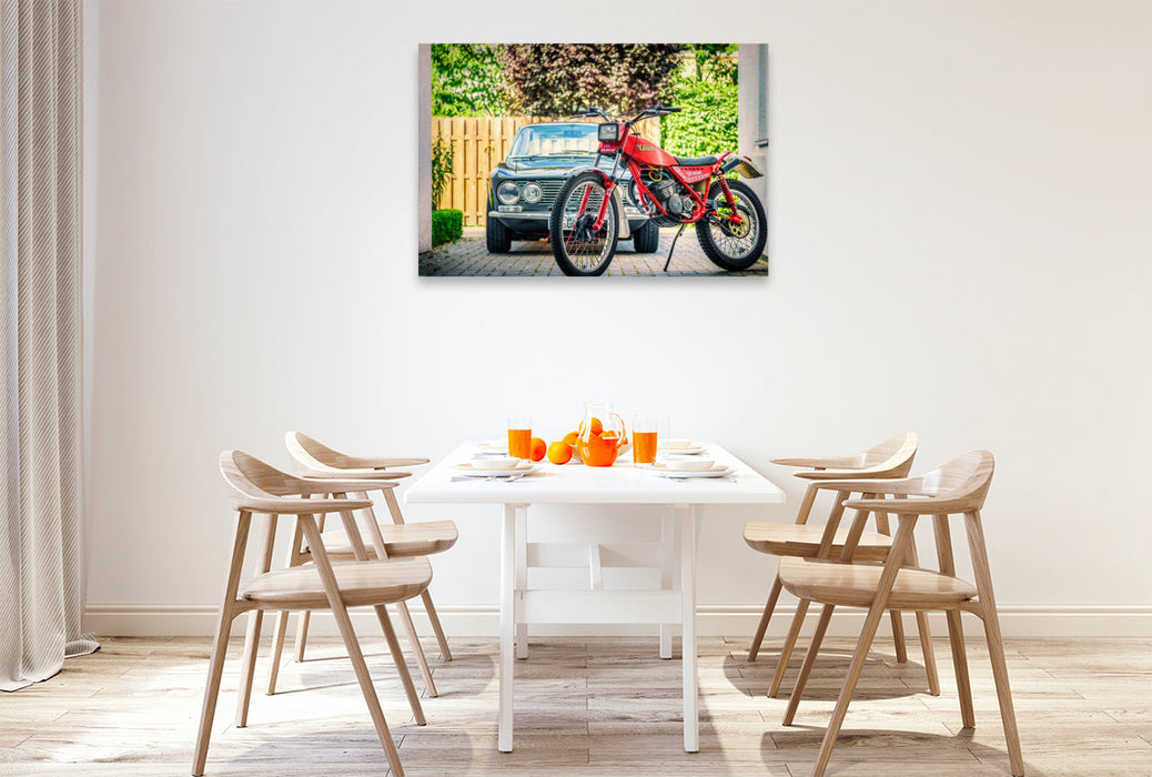 Premium Textil-Leinwand Fantic 50 Trial