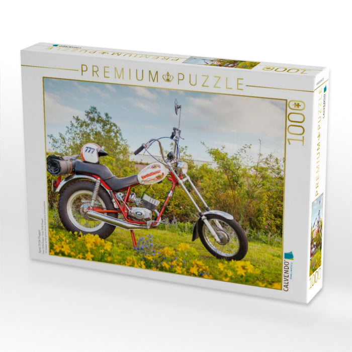 Fantic TX 134 Chopper - CALVENDO Foto-Puzzle'