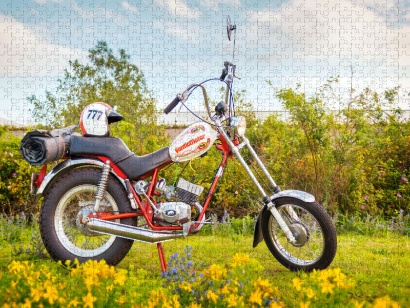 Fantic TX 134 Chopper - CALVENDO Foto-Puzzle'