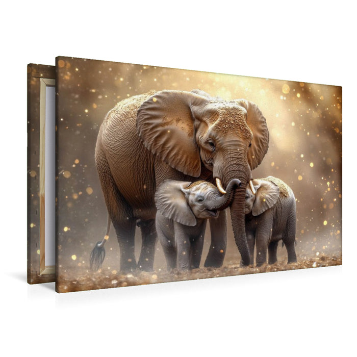 Premium Textil-Leinwand Mit jedem neuen Tag beginnt das wahre Abenteuer