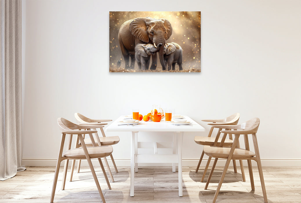 Premium Textil-Leinwand Mit jedem neuen Tag beginnt das wahre Abenteuer