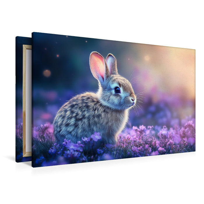 Premium Textil-Leinwand Bereit für den nächsten Sprint