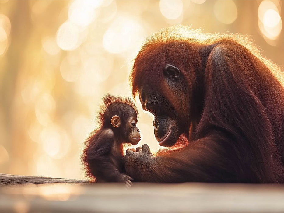 In den Augen eines Wildtieres spiegelt sich die Seele der Freiheit - CALVENDO Foto-Puzzle'