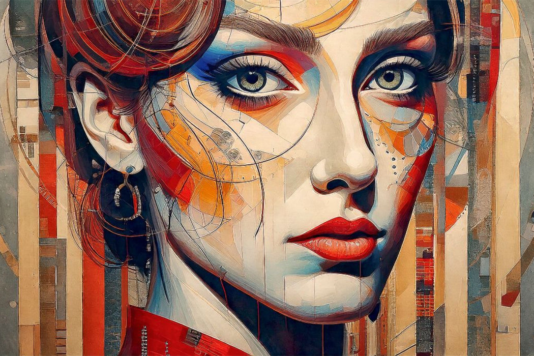 Premium Textil-Leinwand Traude von Wal